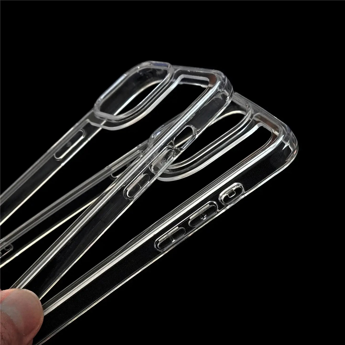 Soft Transparent Bumper Case For iPhone 16 Pro Max
