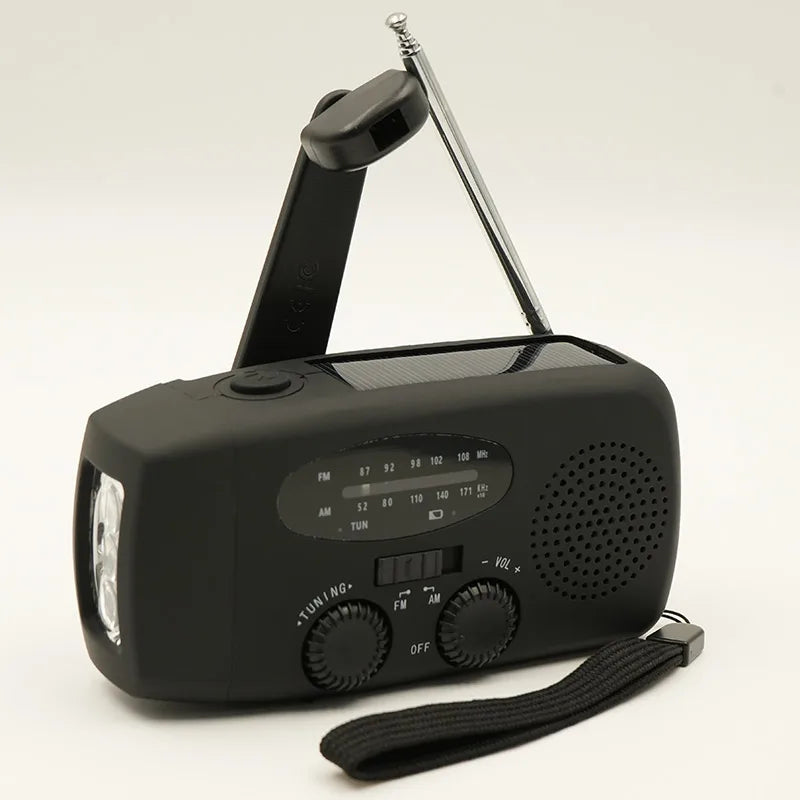 MCC Emergency Solar Hand Crank Radio with Power Bank