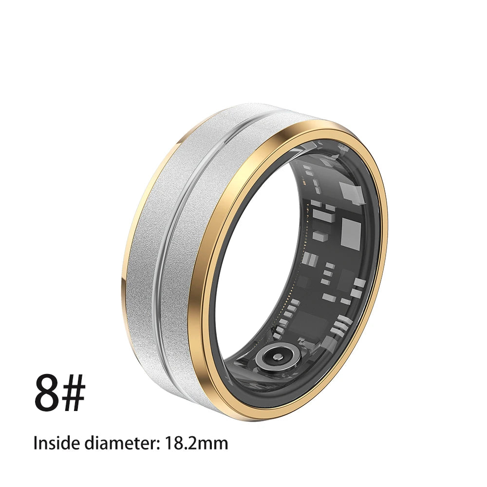 MISIRUN 2024 Smart Ring - Hjerte- og oksygenmonitor