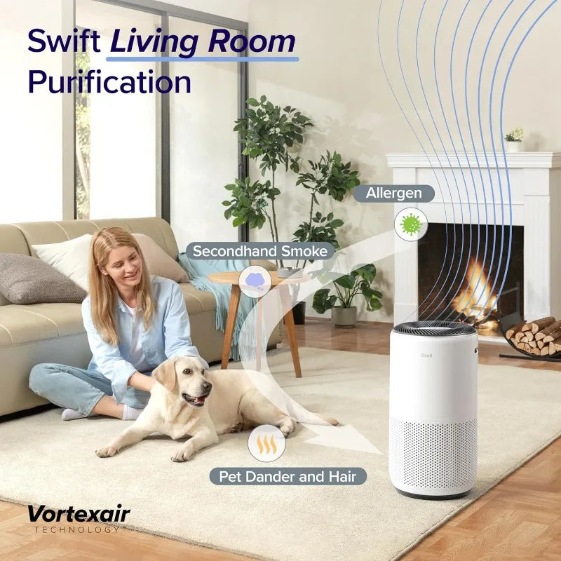 Levoit Core 400S-P Smart Air Purifier for Large Spaces
