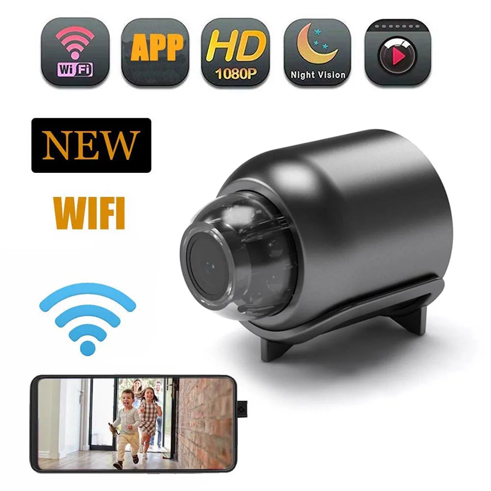 X5 Mini HD 1080P WiFi Camera - Stylish Home Security Monitor