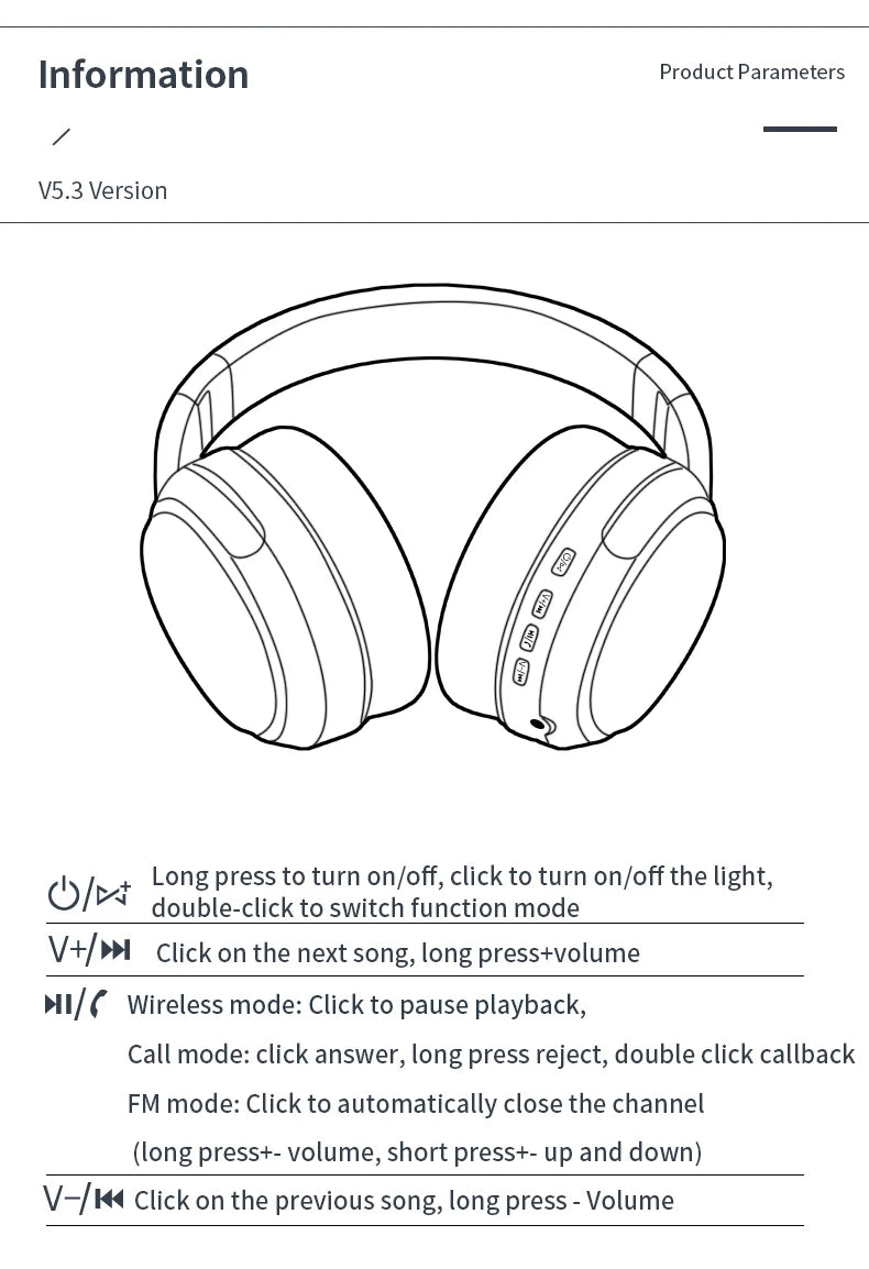 Wireless TWS Headphone with Hi-Fi Bass Sound