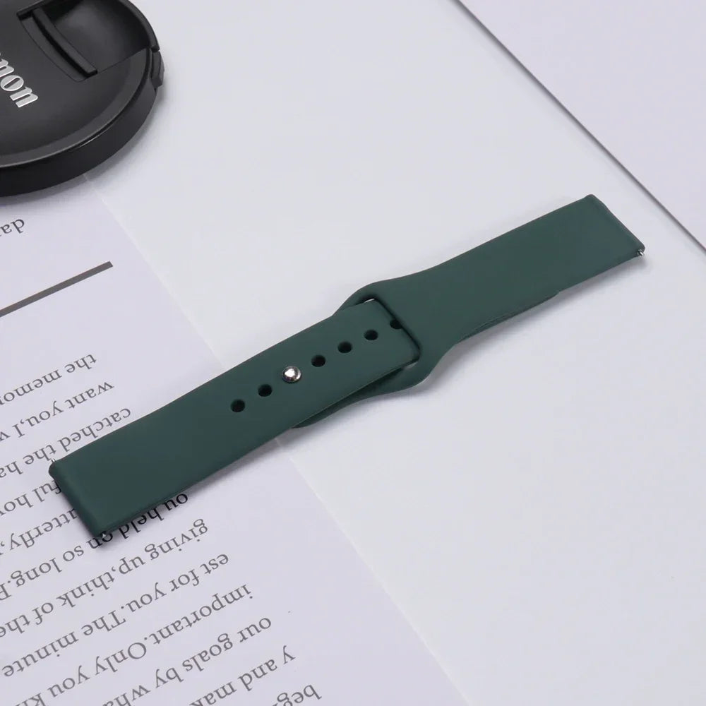 PEO 20mm/22mm silikonklokkerem for Amazfit GTS/GTR - Unisex erstatningsbånd