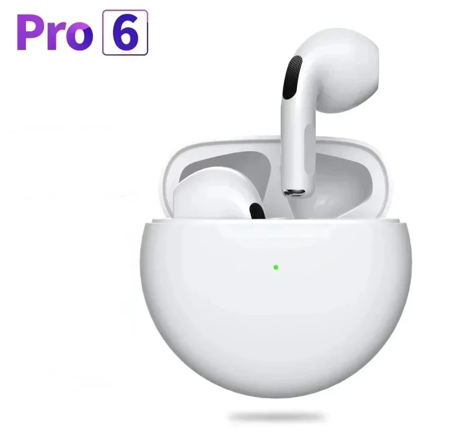 Original Pro6 TWS Bluetooth 5.0-ørepropper med støyreduksjon