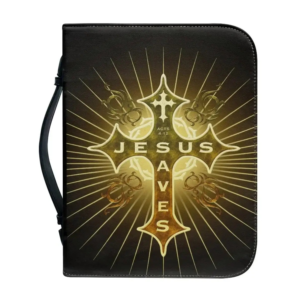 Classic Leather Print Personalized Bible Cover Case Bags