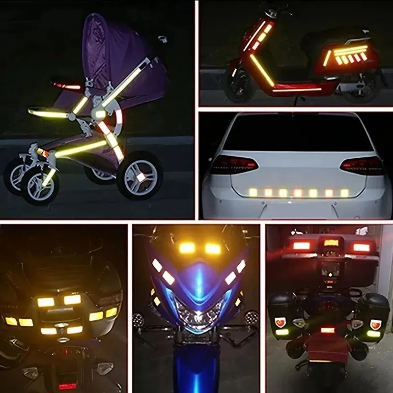 Car Reflective Safety Strips for Enhanced Night Visibility