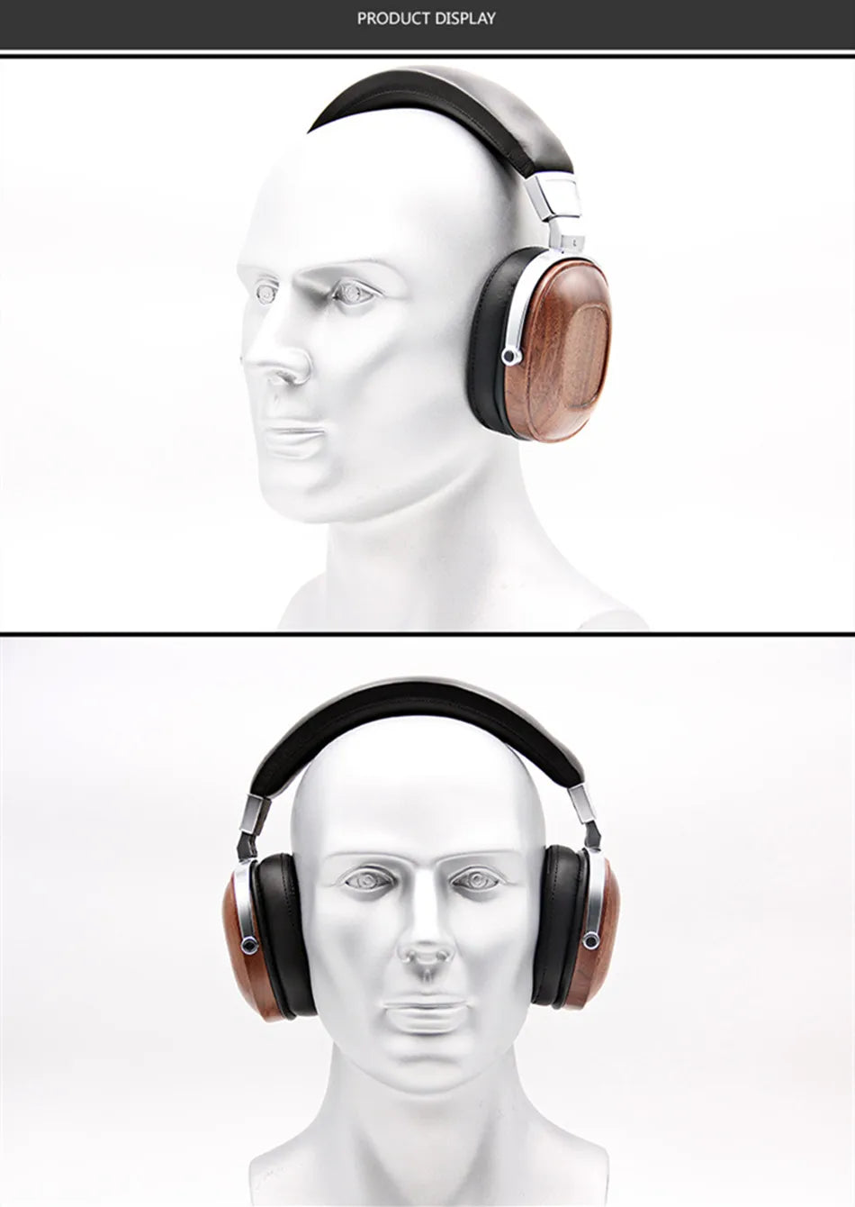 B8 Walnut HIFI Headphones with 50mm Beryllium Drivers