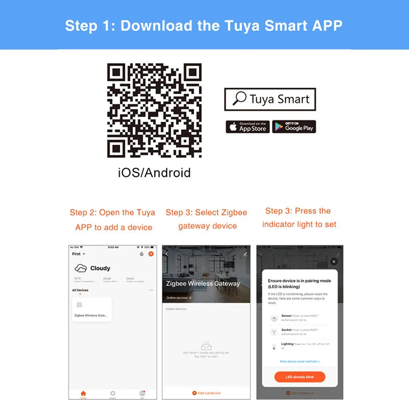 NoEnName WiFi Door Open Closed Detector With App Alerts