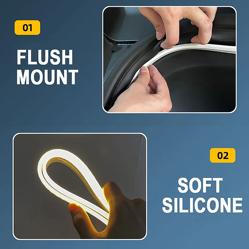 LED Car Light Rear Trunk White Light Bar For Hyundai