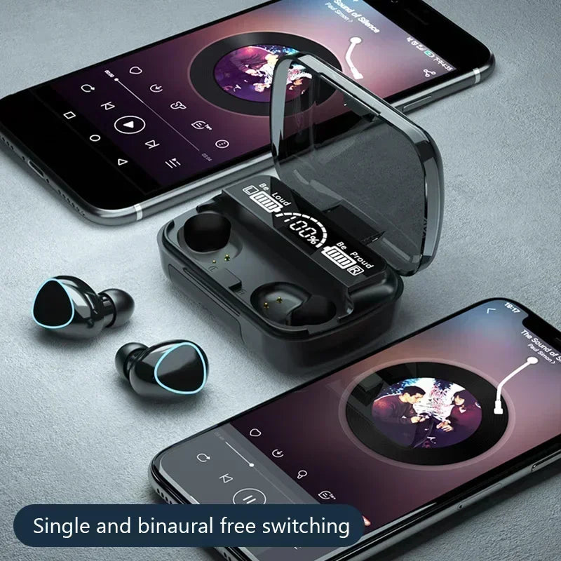 M10 Bluetooth Earphones HiFi Waterproof Gaming Headset (casque de jeu)