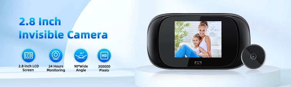 Nooberone 2.8-Inch Digital Door Viewer With Night Vision