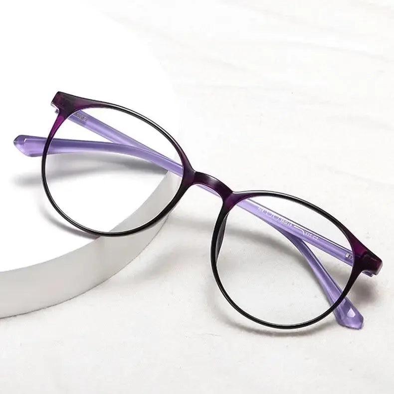 Ultralight Round Reading Glasses - Anti Blue Light