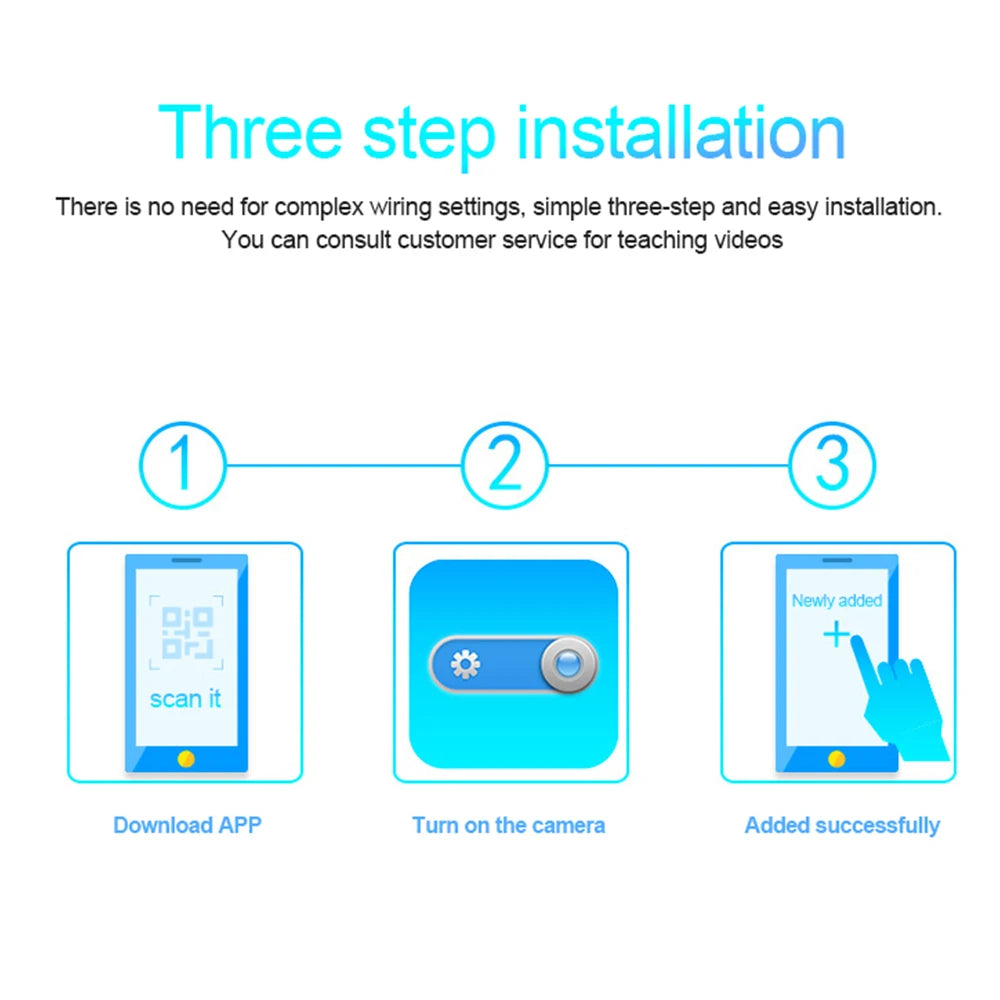 X5 Mini HD 1080P WiFi Camera - Stylish Home Security Monitor