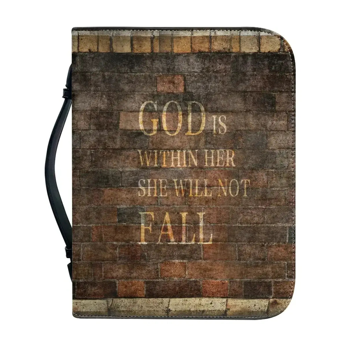 Classic Leather Print Personalized Bible Cover Case Bags