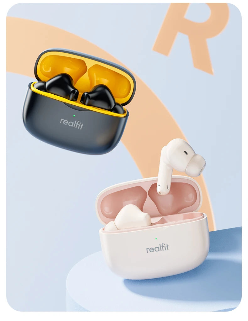 Realfit F3 ANC Bluetooth Earphones with HiFi Stereo Sound