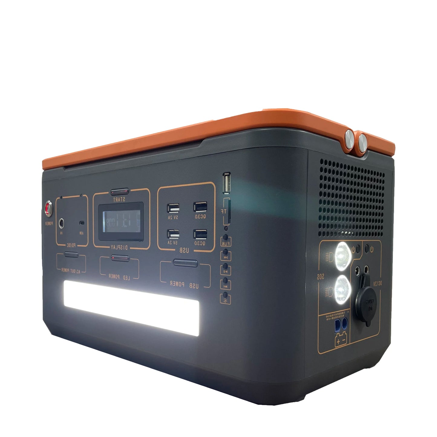 500W Portable Solar Power Station with LiFePO4 Battery