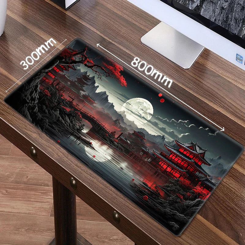 XGZ Starry Sky Moon XXL Anti-Slip Gaming Mat