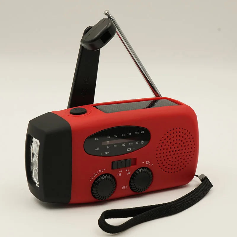 MCC Emergency Solar Hand Crank Radio with Power Bank