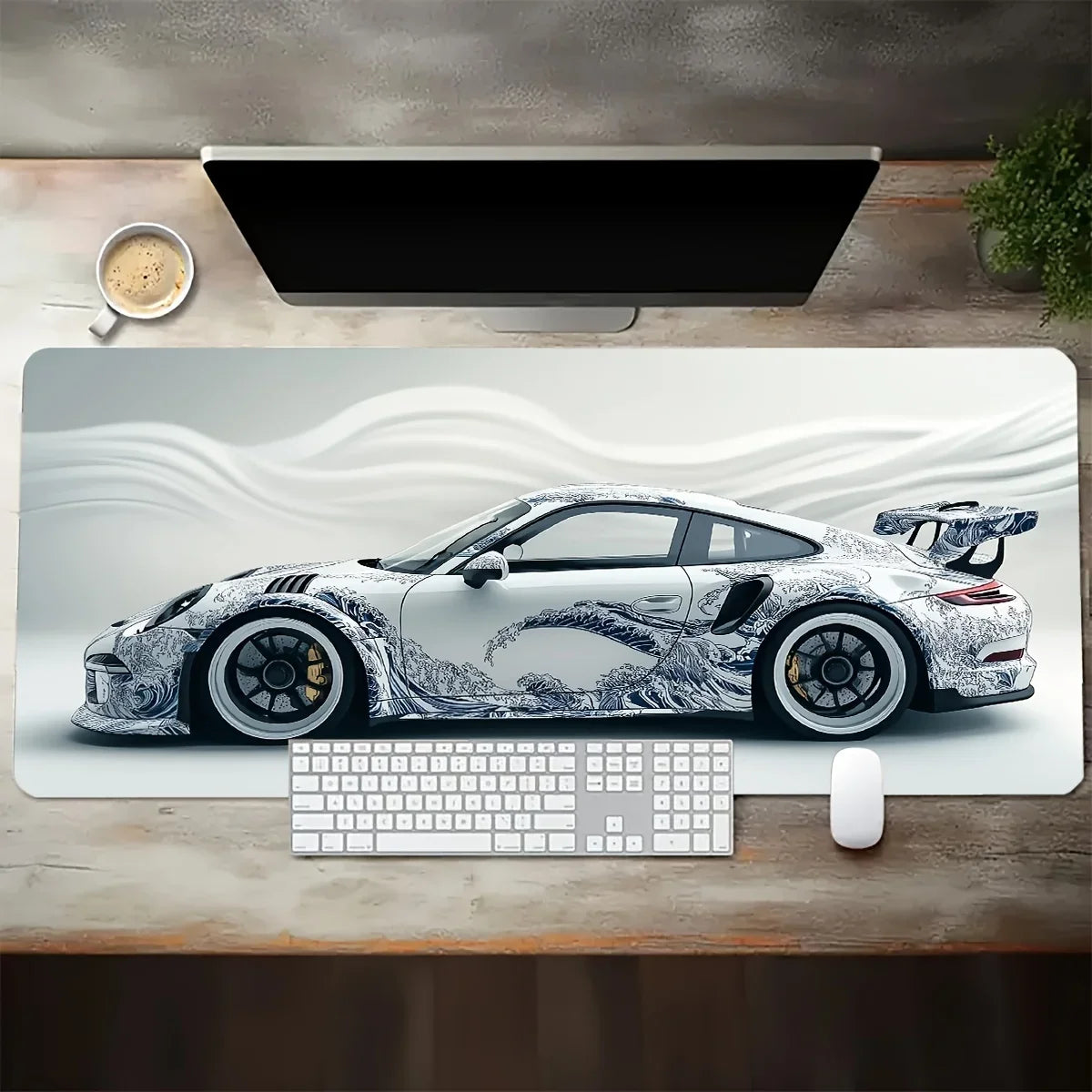 XGZ Sports Car Gaming Mouse Pad - Anti-Slip Base