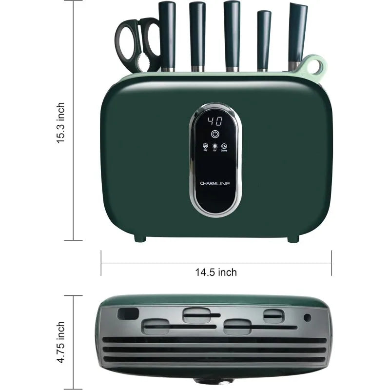 Charmline Smart Cutting Board Set with Knife Holder