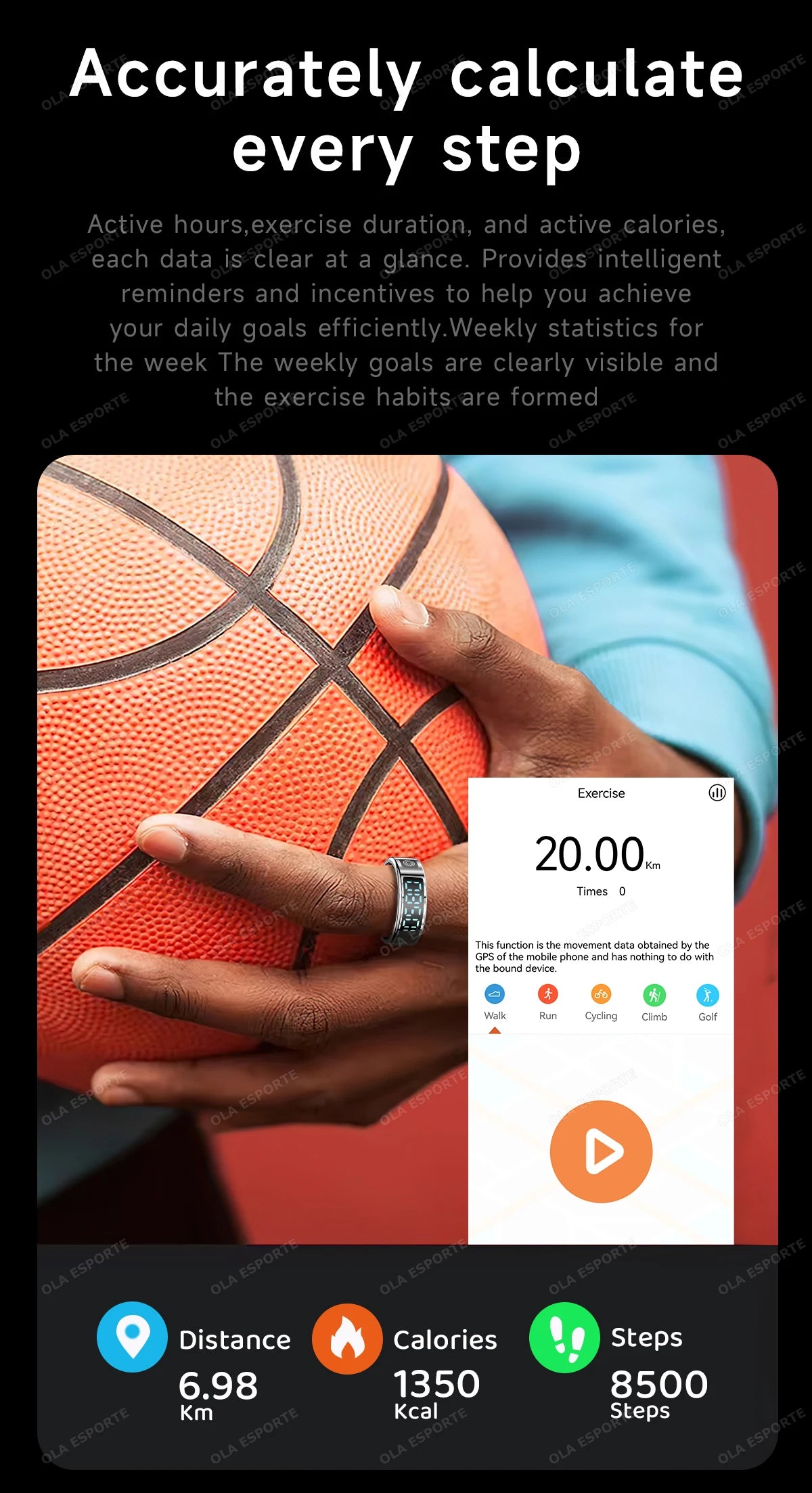 Xiaomi Smart Ring - Waterproof Health Monitor with Gesture Control