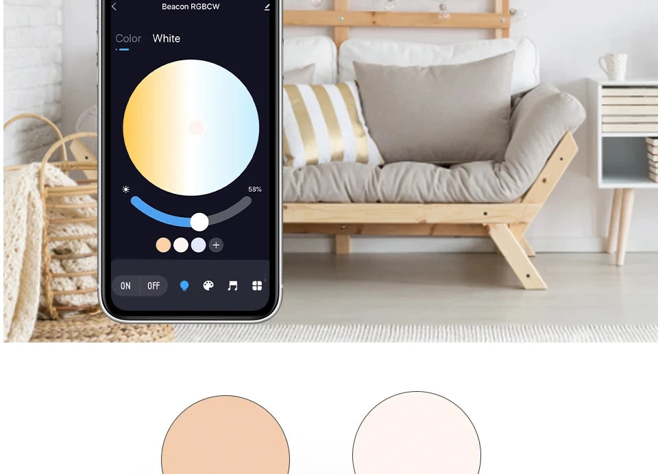 Smart RGB LED Bulb E27 - Tuya App Controlled