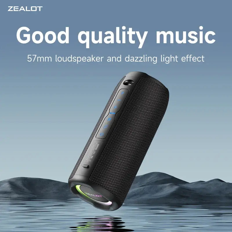 ZEALOT S49PRO Bluetooth Speaker 20W Waterproof with 10H Playtime