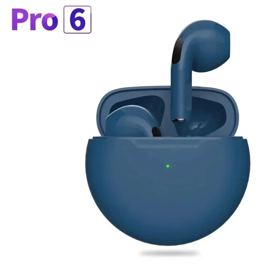 Original Pro6 TWS Bluetooth 5.0-ørepropper med støyreduksjon
