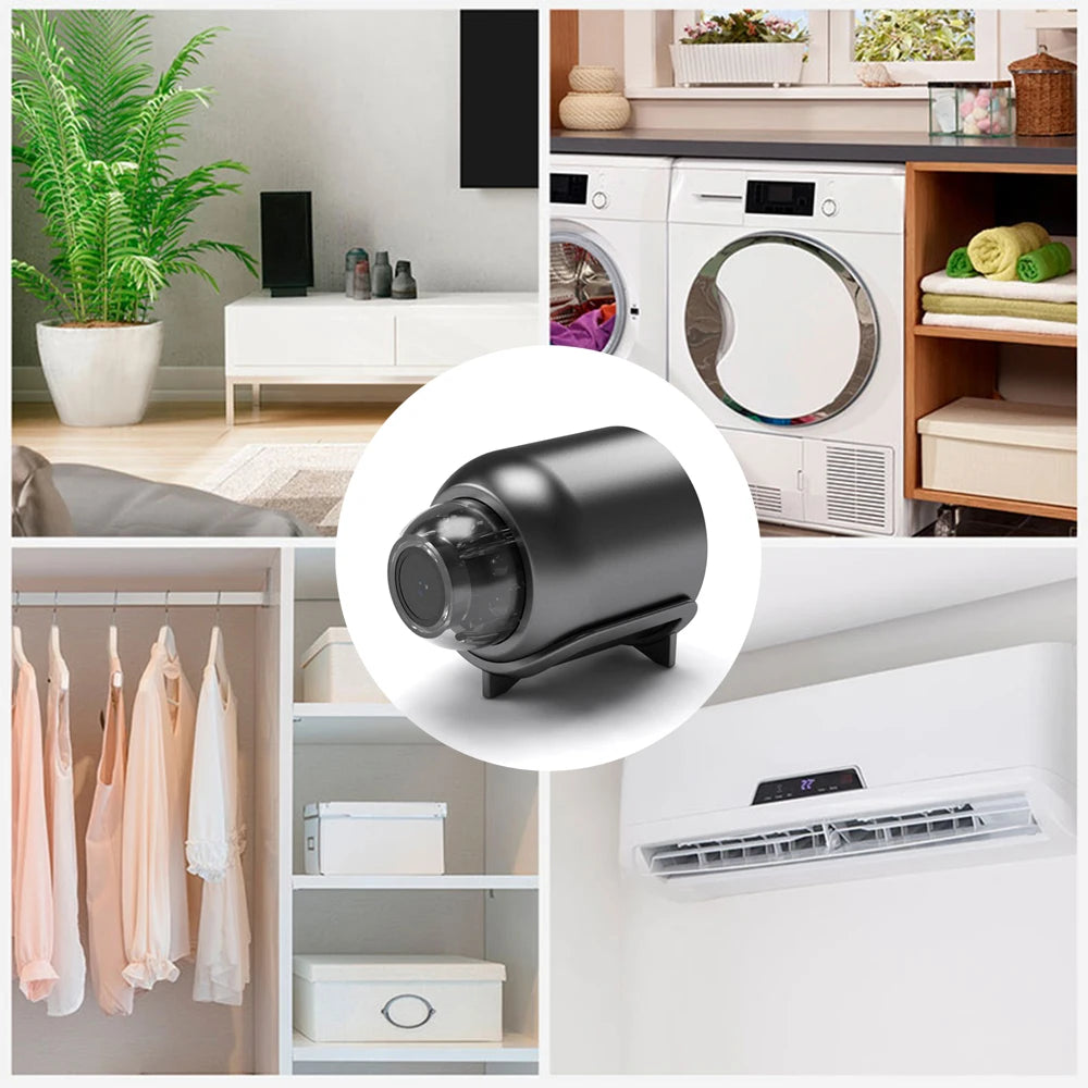 X5 Mini HD 1080P WiFi Camera - Stylish Home Security Monitor