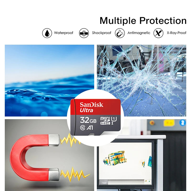 Scheda microSD SanDisk da 128 GB - Velocità A1 per prestazioni rapide