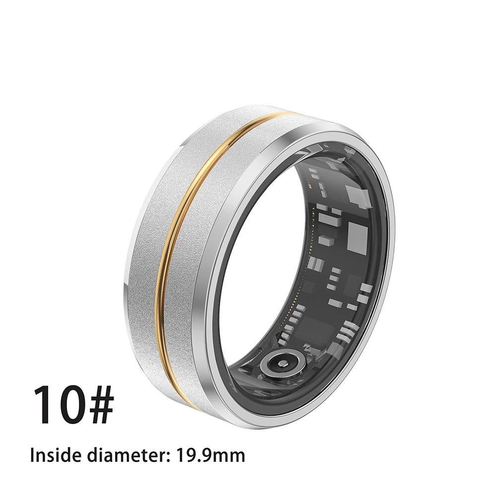 MISIRUN 2024 Smart Ring - Hjerte- og oksygenmonitor