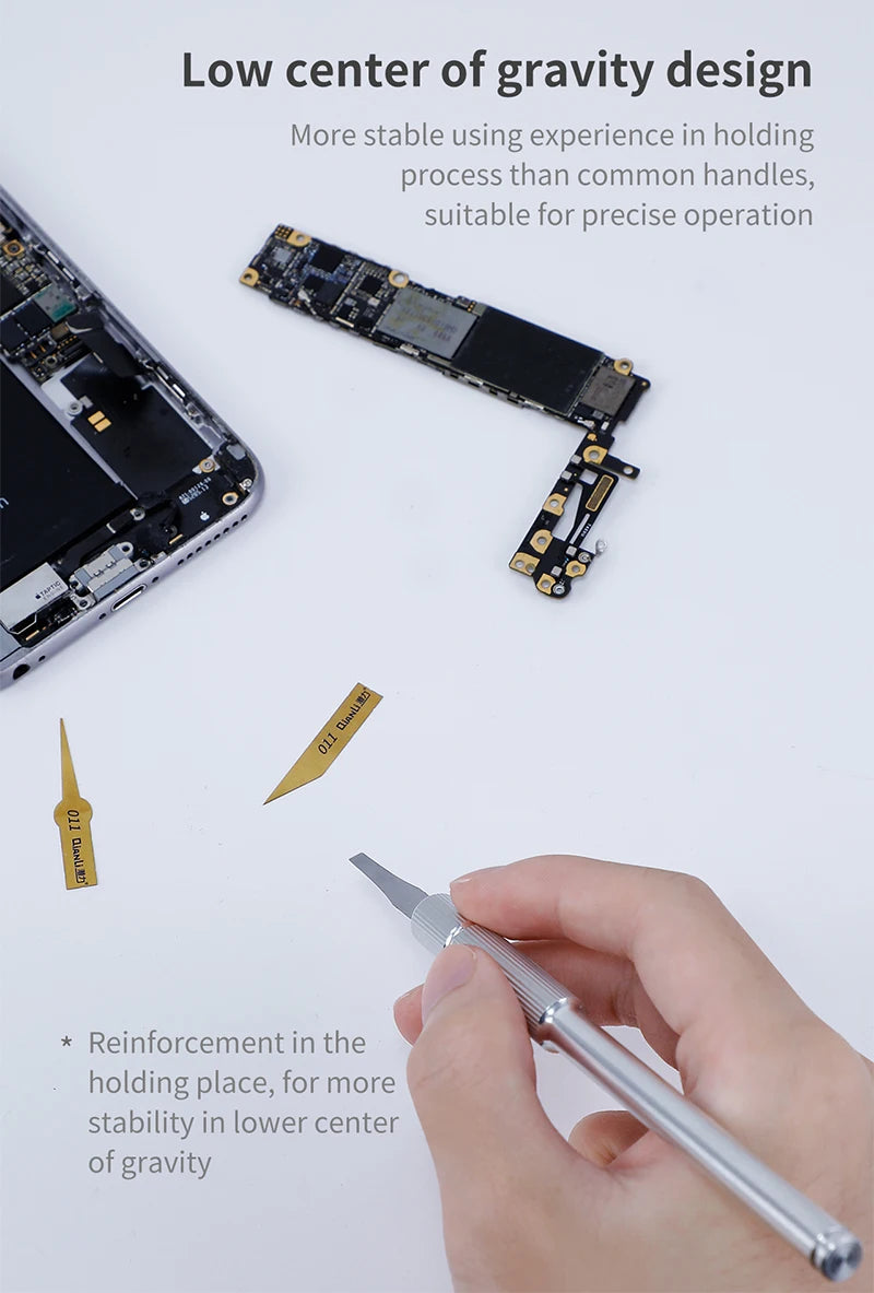 Set di coltelli per la rimozione della colla per CPU IC QIANLI per riparazioni di precisione