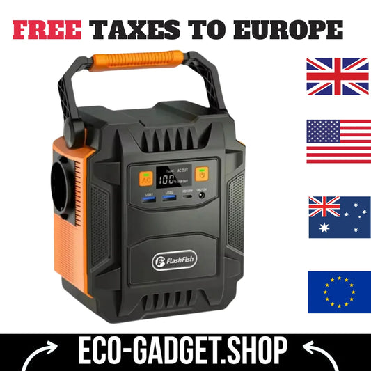 Flashfish 200W Portable Solar Generator for Eco-Friendly Camping