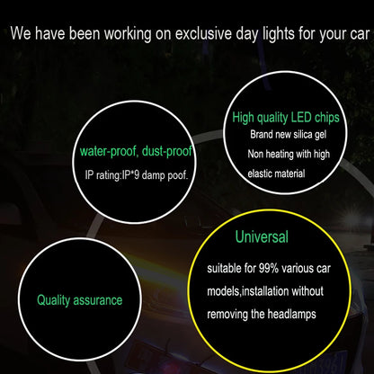 Ultra-Thin Car LED Running Light Soft Tube Strip