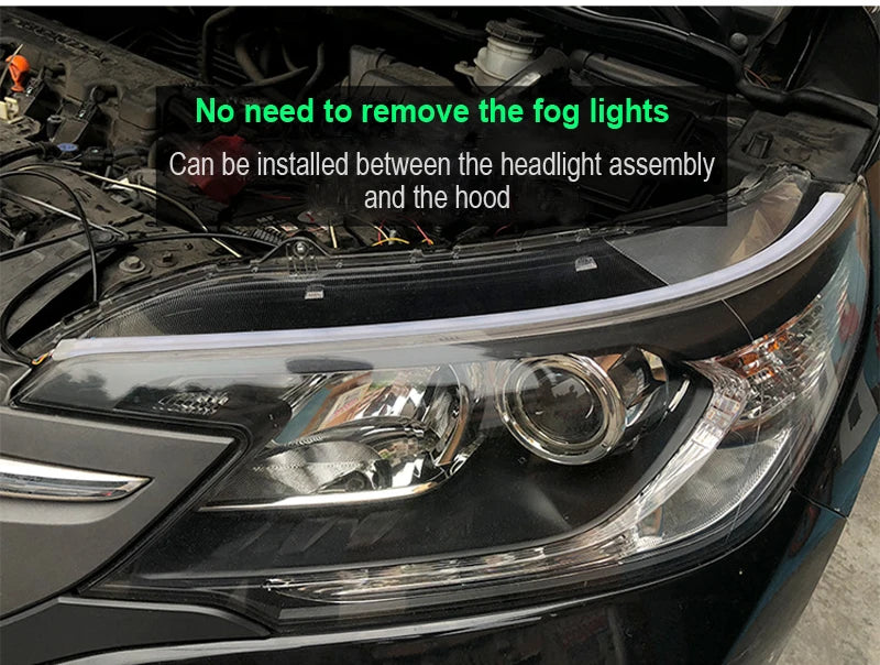 Ultra-Thin Car LED Running Light Soft Tube Strip