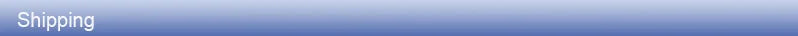 A horizontal gradient banner from blue to white with Shipping in white text on the left is ideal for showcasing essentials such as keys or the Smart Bluetooth 4.0 Anti-Lost Tracker for Valuables.