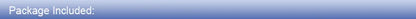 A gradient blue banner displays Package Included in white text on the left, emphasizing essentials like a Smart Bluetooth 4.0 Anti-Lost Tracker for Valuables.