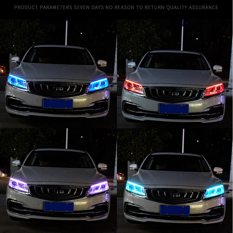 Ultra-Thin Car LED Running Light Soft Tube Strip