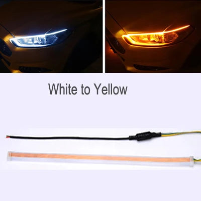 Ultra-Thin Car LED Running Light Soft Tube Strip