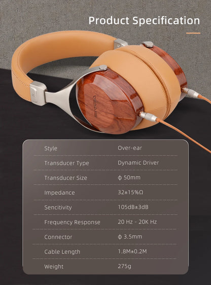 SIVGA SV021/Robin Wood Headphone with 50mm Driver