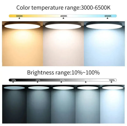 Tuya WiFi LED-taklampe - dimbar RGB smart belysning
