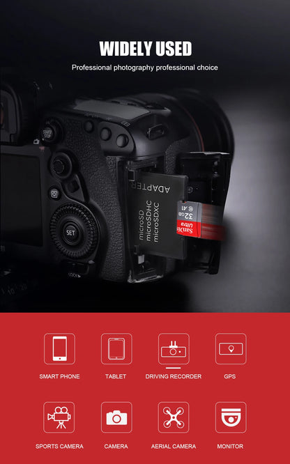 Carte microSD SanDisk 128 Go - Vitesse A1 pour des performances rapides