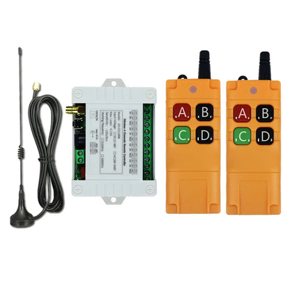 Smart 4 Channel RF Relay Switch - 10A Remote Control