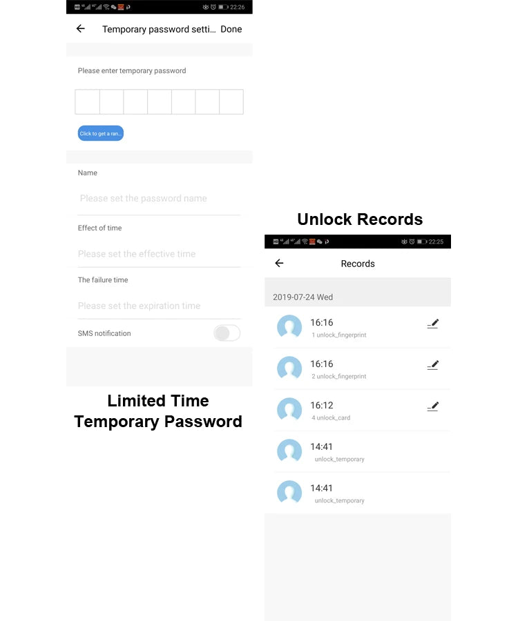 RAYKUBE Tuya Wifi Smart Lock H4 - Keyless Access Solution