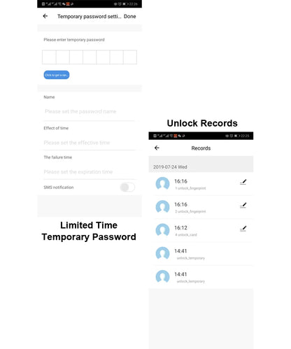 RAYKUBE Tuya Wifi Smart Lock H4 - Keyless Access Solution