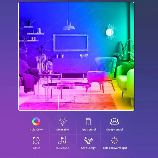 Smart RGB LED Bulb E27 - Tuya App Controlled