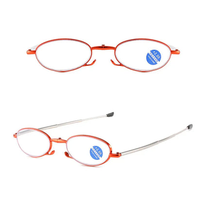 KLASSNUM Folding Anti Blue Light Reading Glasses - Stylish & Portable