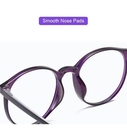 Ultralight Round Reading Glasses - Anti Blue Light