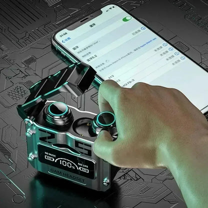 VIKEFON TWS Bluetooth Touch Control Brusreducerande öronsnäckor