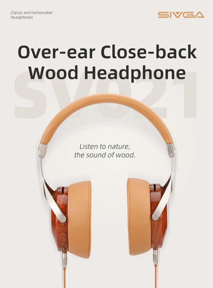 SIVGA SV021/Robin Wood Headphone with 50mm Driver